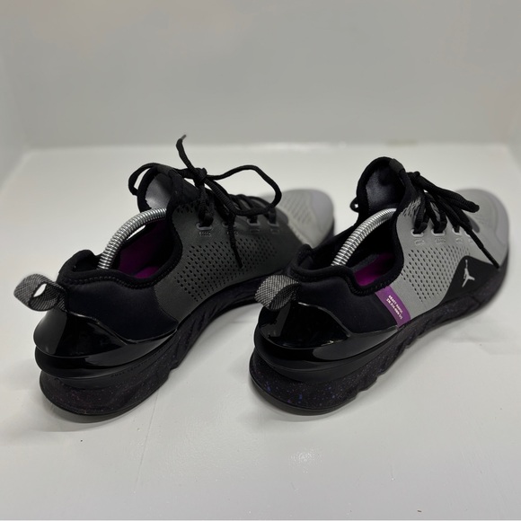 Nike Jordan React Havoc Sneakers Men’s 10.5 Gray Black Purple Athletic Shoes - Picture 6 of 14